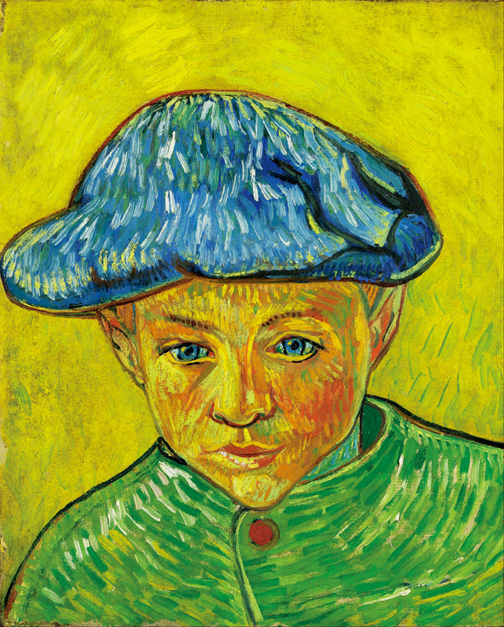  文森特·威廉·梵高  Vincent Willen Van Gogh —— 卡米尔·卢琳肖像 (1)